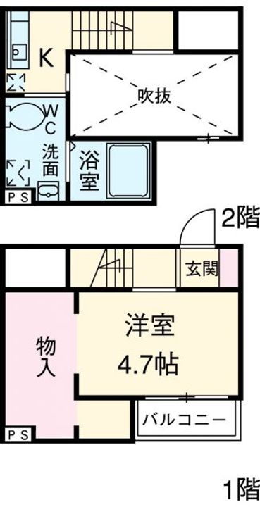 Celeste五女子の間取り