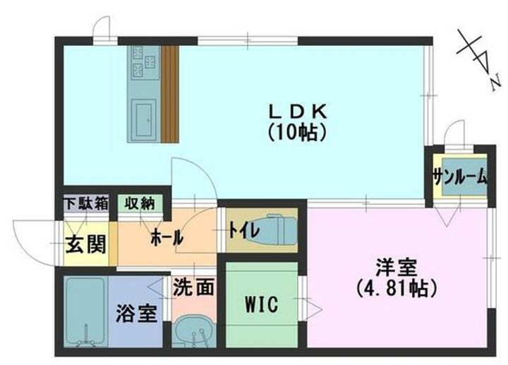 ラ・ルーチェ大清台の間取り