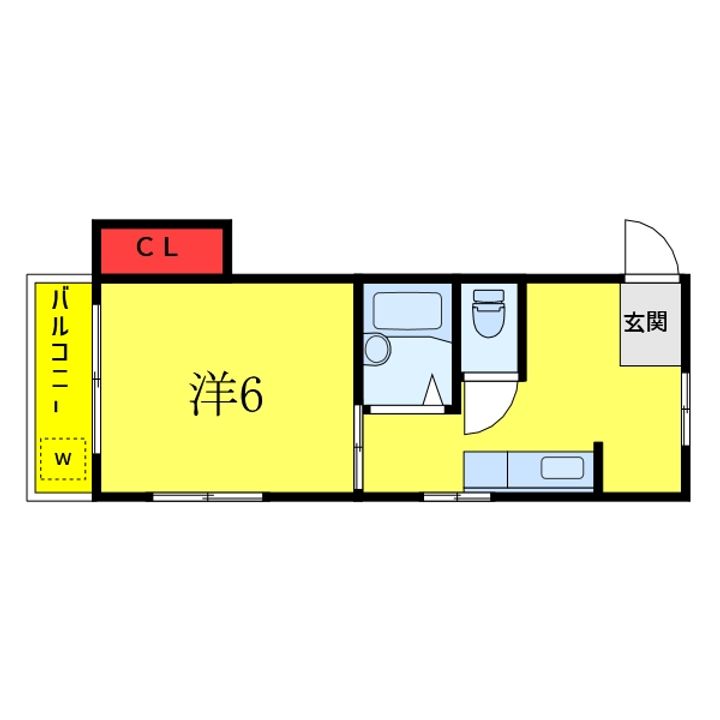 コーポ大塚の間取り