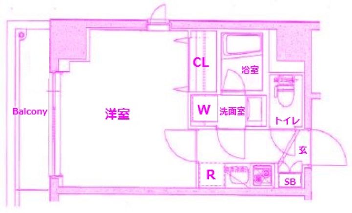 東京都墨田区横網1(マンション)の賃貸物件の間取り