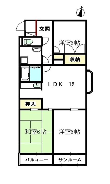 トロワヴィラージュの間取り