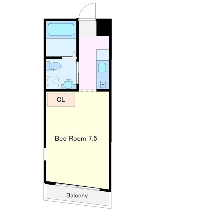 神奈川県横浜市神奈川区羽沢南4(マンション)の賃貸物件の間取り