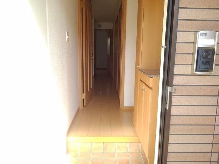 栃木県栃木市大宮町(アパート)の賃貸物件の玄関