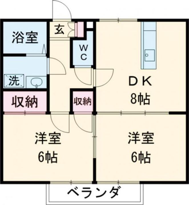 レイクサイドヒルズの間取り
