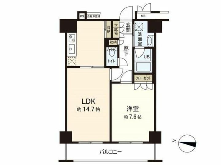 レジデンス仙台駅東の間取り