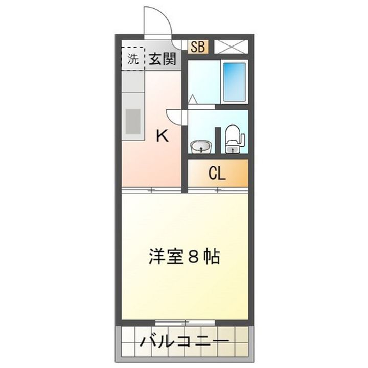 ヴィラ水合の間取り