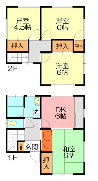 神奈川県小田原市酒匂1(一戸建)の賃貸物件の間取り
