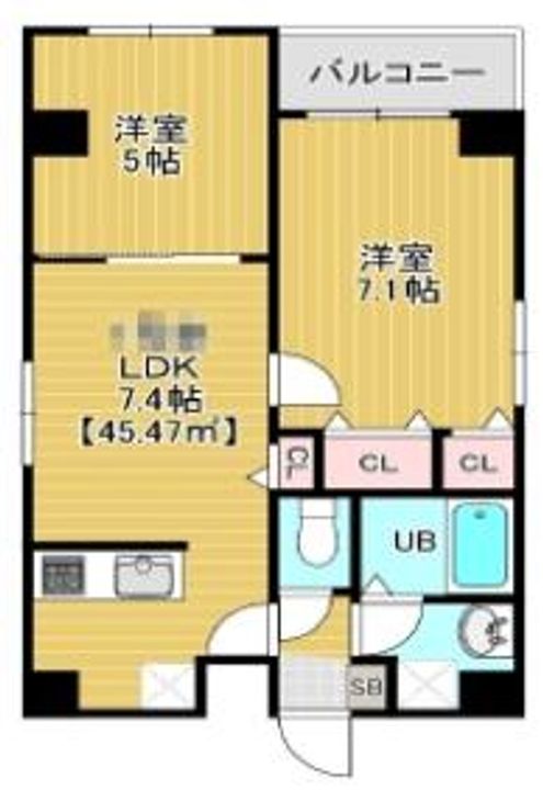 Bloom錦糸町の間取り