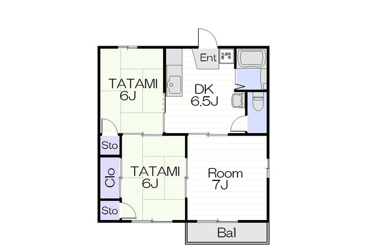 曽山ハイツの間取り
