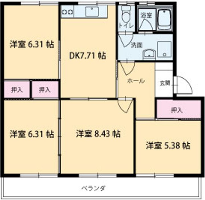 レジデンス小沢の間取り