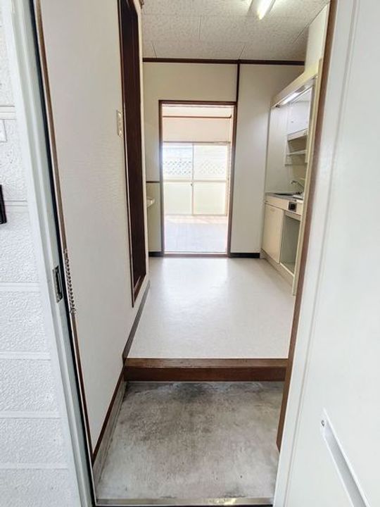 モリタコーポの玄関