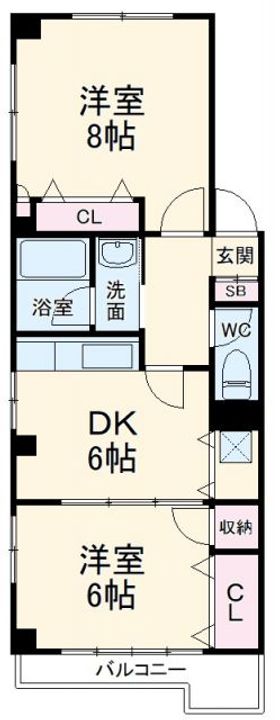 ハイム松山の間取り