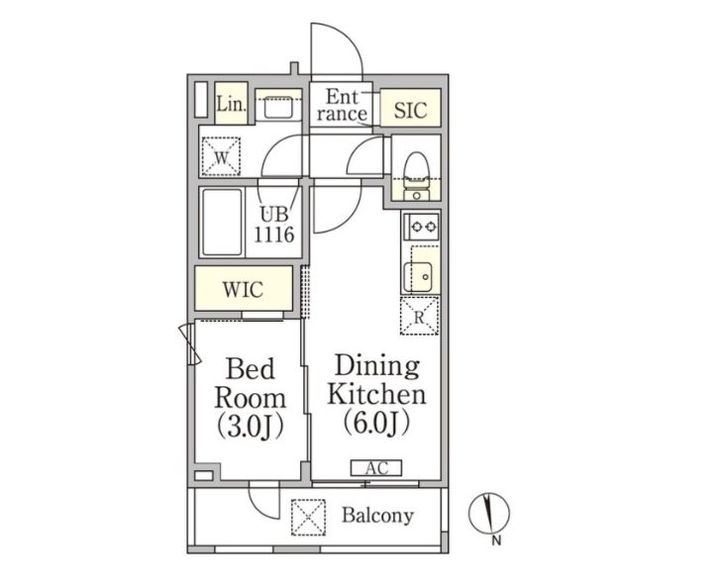 イプセ神楽坂の間取り