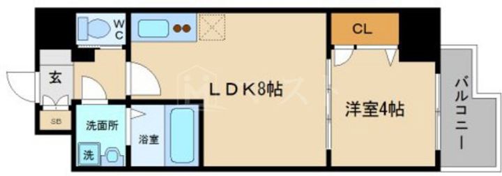 プロシード大阪NB3の間取り
