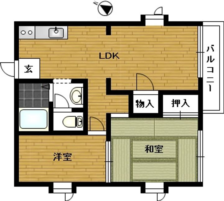 カドリール市川の間取り