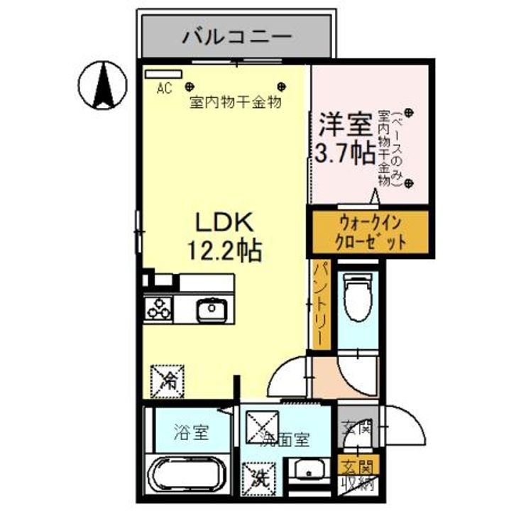 サントル駅西の間取り