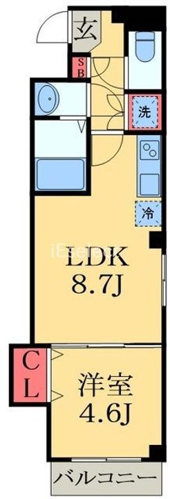 アンブラッセ要町の間取り