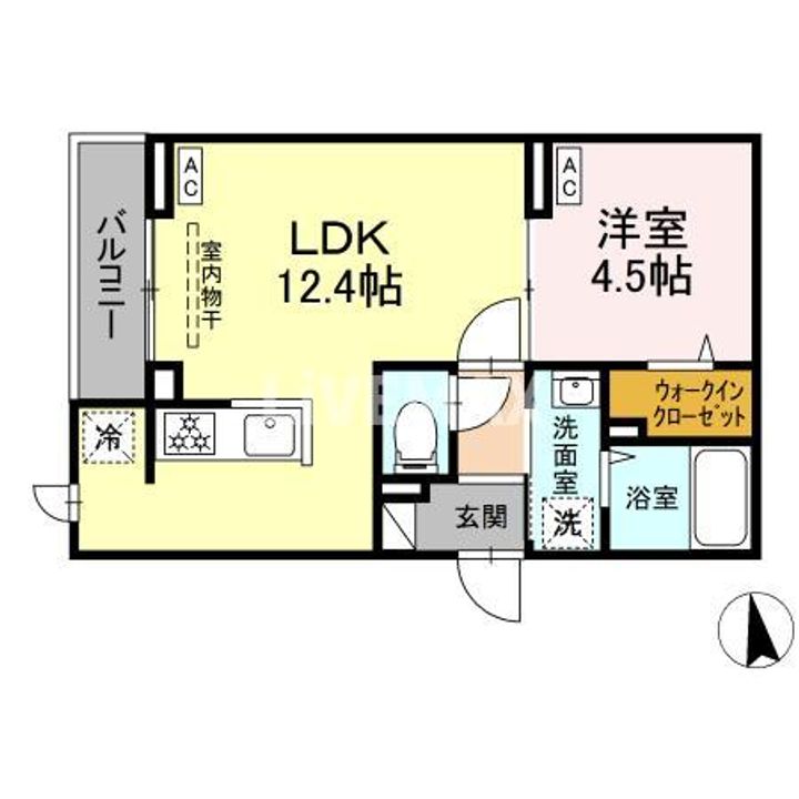 東京都墨田区東向島3(アパート)の賃貸物件の間取り