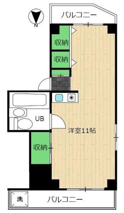 SPACE82の間取り