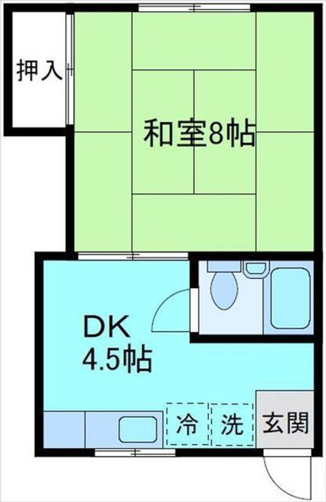 コーポN3の間取り