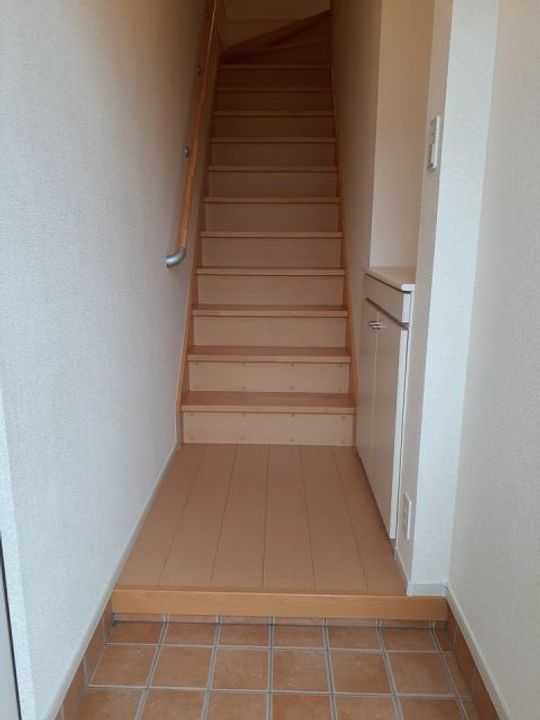栃木県栃木市大宮町(アパート)の賃貸物件の玄関