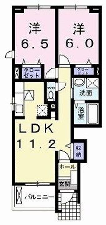 兵庫県丹波市山南町和田(アパート)の賃貸物件の間取り