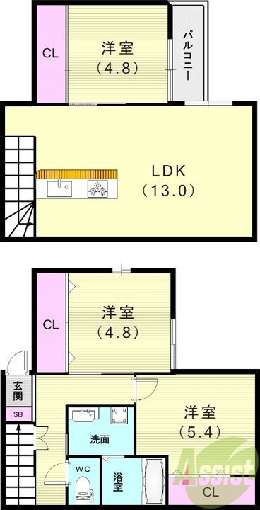 兵庫県神戸市西区玉津町出合(一戸建)の賃貸物件の間取り