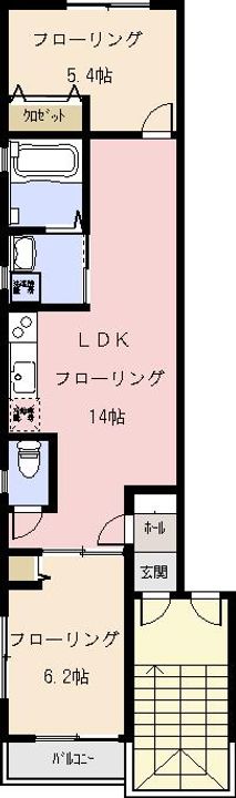 プレジデントマンション日の出町の間取り