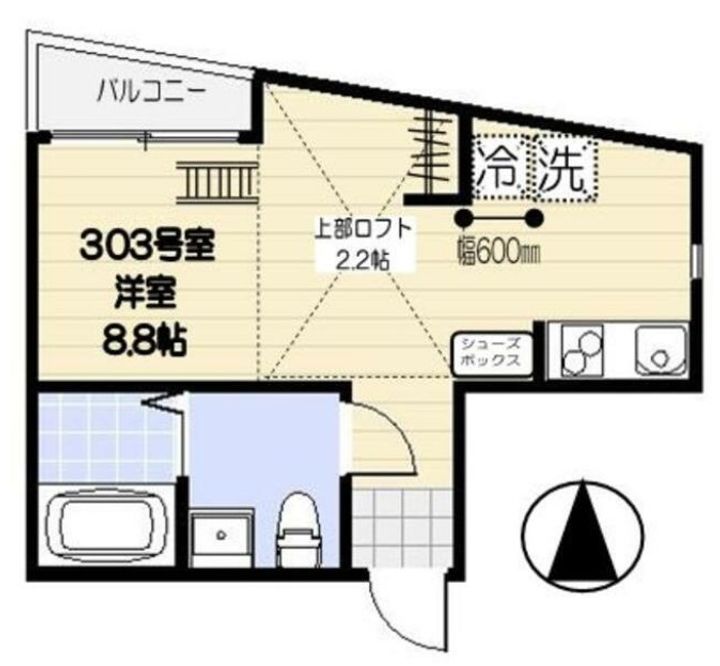 スカイヒルズ羽田の間取り