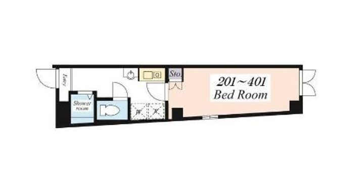 東京都世田谷区中町2(マンション)の賃貸物件の間取り