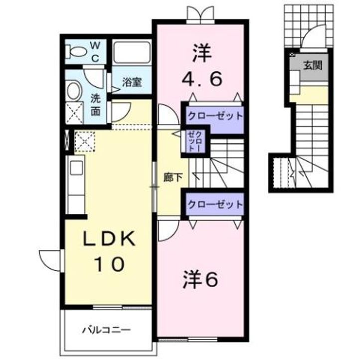 澄風館の間取り