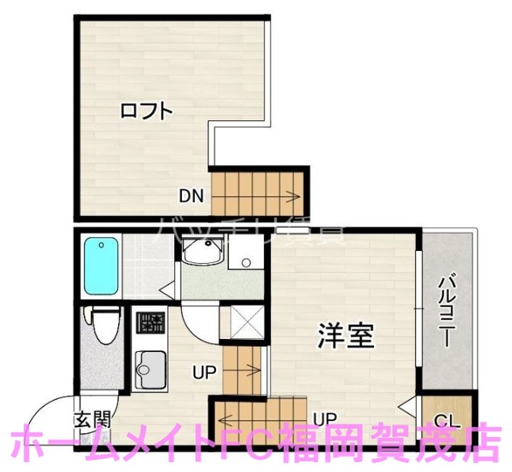 福岡県福岡市早良区次郎丸5(アパート)の賃貸物件の間取り