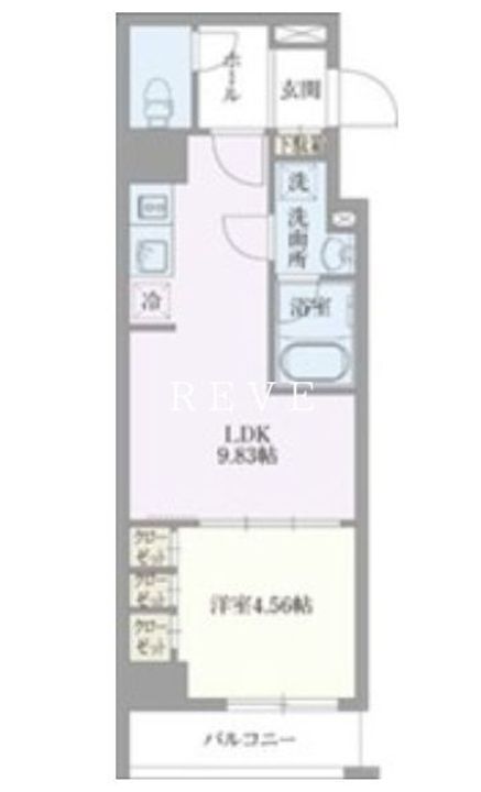 ベルエスパス箱崎の間取り