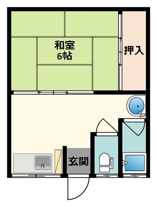 吉住アパートの間取り