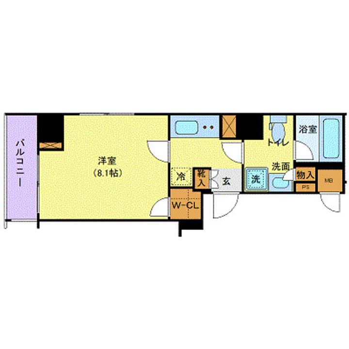 ALTERNA銀座の間取り