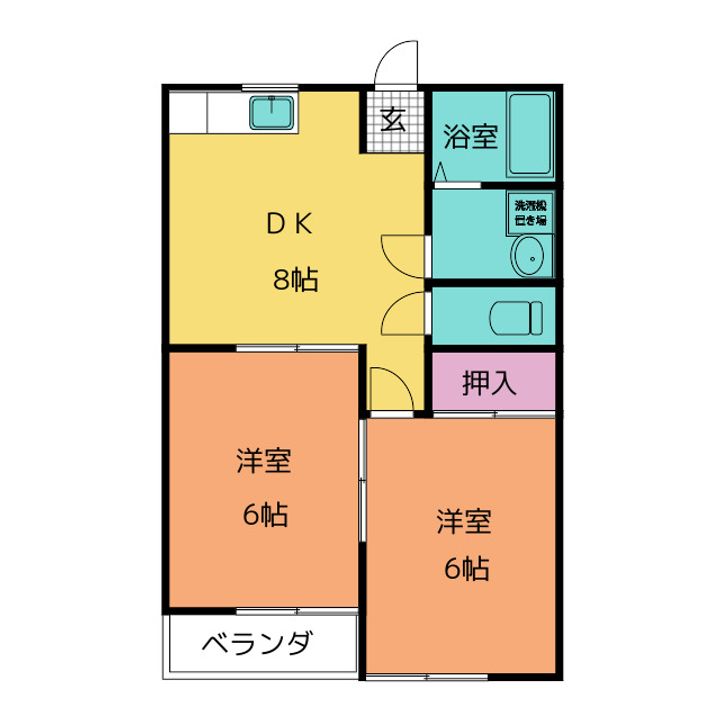 MAISON  SAIBEの間取り