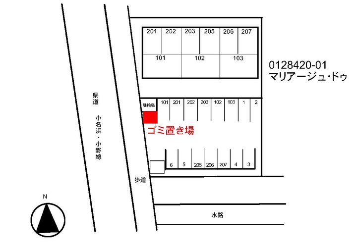 マリアージュ・ドゥの地図