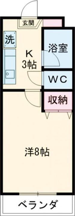 ギンガム瑞江の間取り