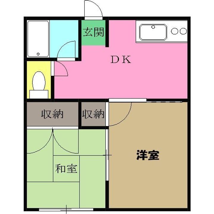 サニーハイツの間取り