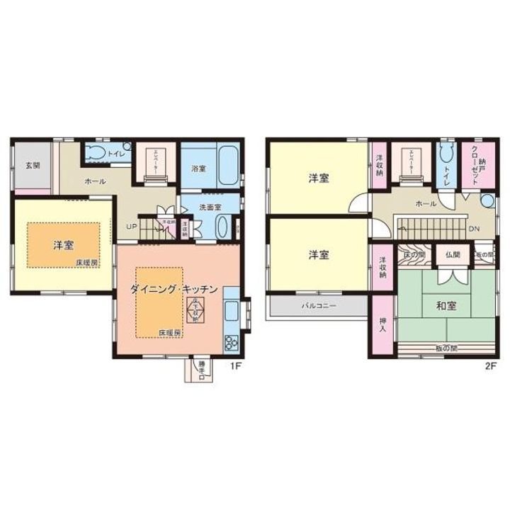 大阪府高槻市神内2(一戸建)の賃貸物件の間取り