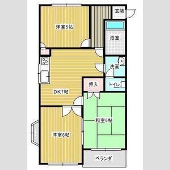 コンフォート楠の間取り