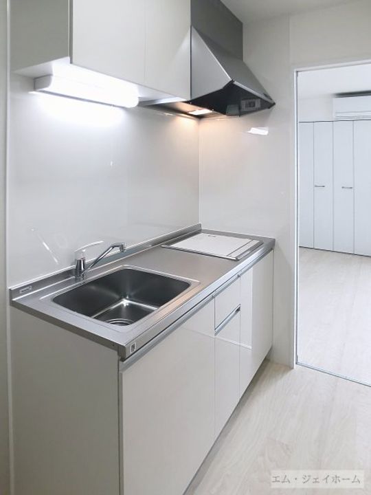 滋賀県蒲生郡日野町大窪(アパート)の賃貸物件のキッチン