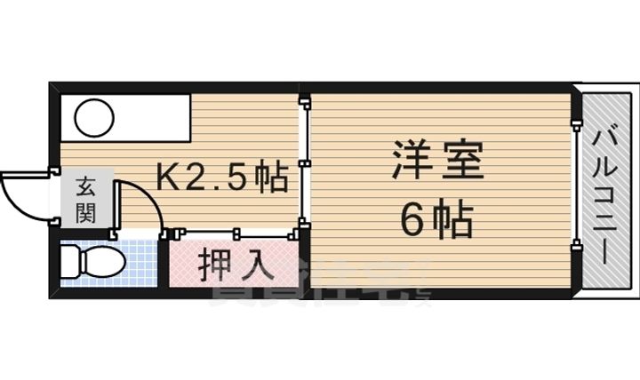 ハウス西舟木の間取り