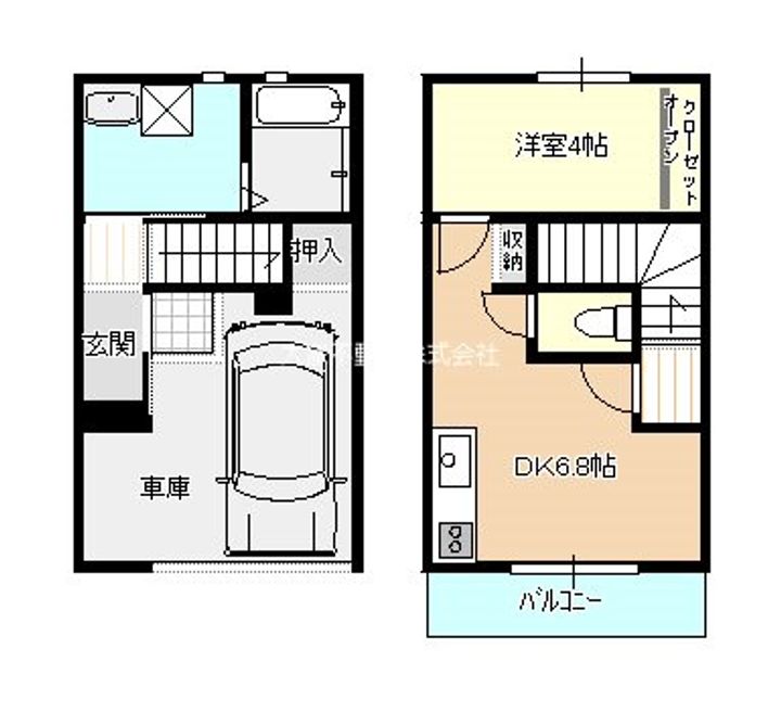 MDF上町の間取り