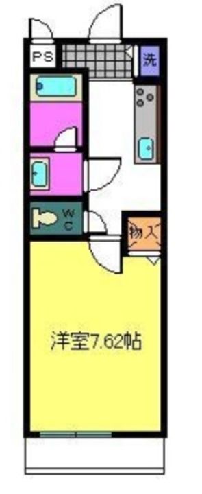 大阪府堺市堺区老松町1(アパート)の賃貸物件の間取り
