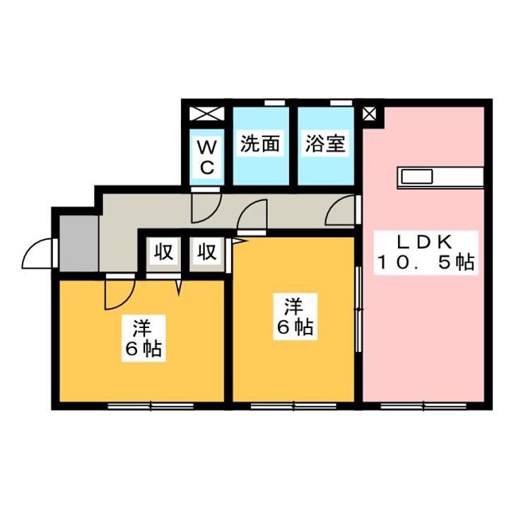 ヴィラステージA・Bの間取り