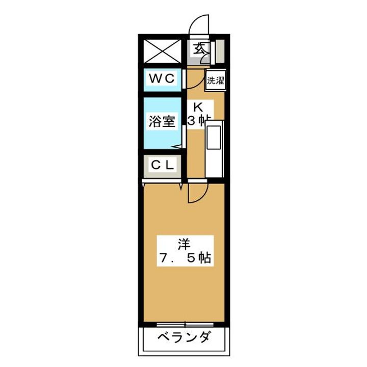 フロイデ八勝園の間取り