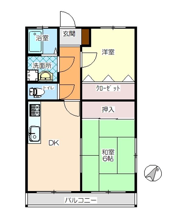 Newグランパル立石の間取り