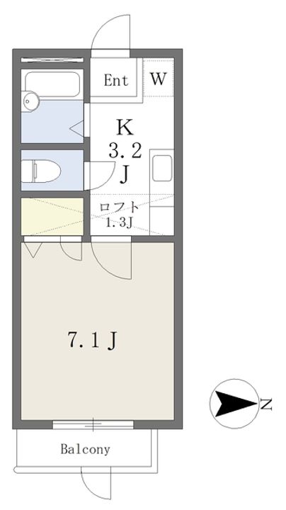 エクセルシャトー菱沼の間取り