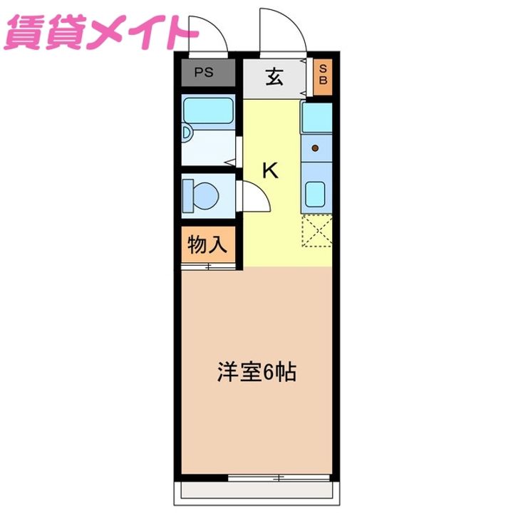 ソレイユの間取り